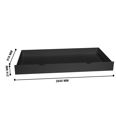 Ящик к кровати 3100 TIPI, Касситерит коричневый RAL 0603027 Ящик к кровати 3100 TIPI, Касситерит коричневый RAL 0603027